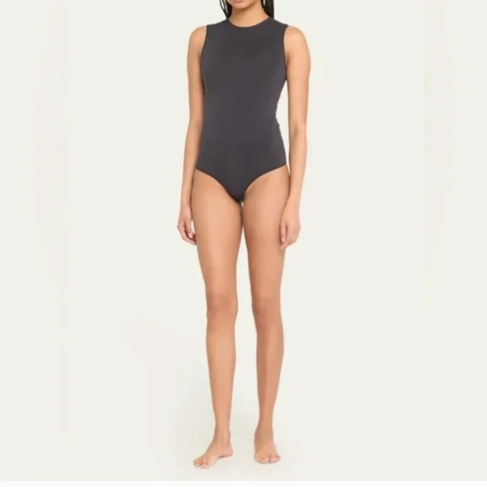 SKIMS Essential Crew‎ Neck Sleeveless Bodysuit Black size 3X